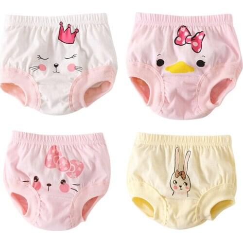 Baby Soft Cotton Panties Girl Briefs Female For Children Underwear Lovely Underpants Infant Cute Cat Kids Shorts