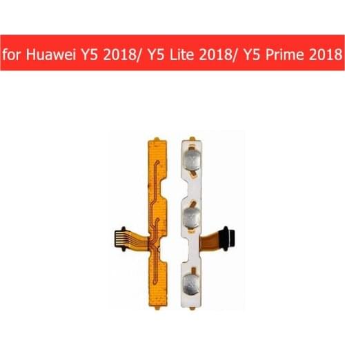 For Huawei Y5 2018/ Y5 Prime 2018/ Y5 Lite 2018 Power Volume Side Key button Flex Cable On Off Switch Flex Cable Repair Parts