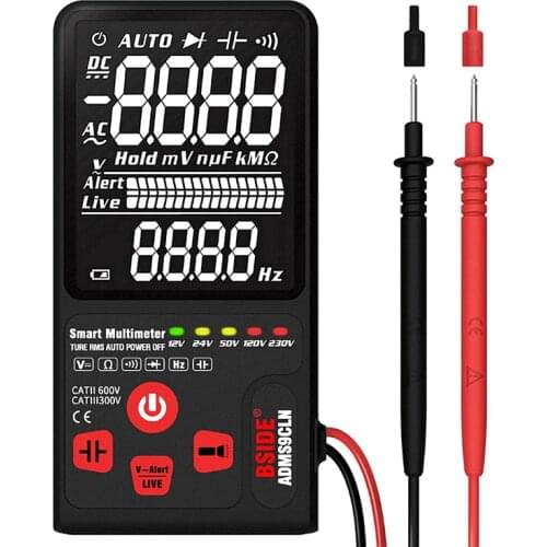 Dual mode digital multimeter, a new generation of intelligent multimeter, large screen ultra-thin