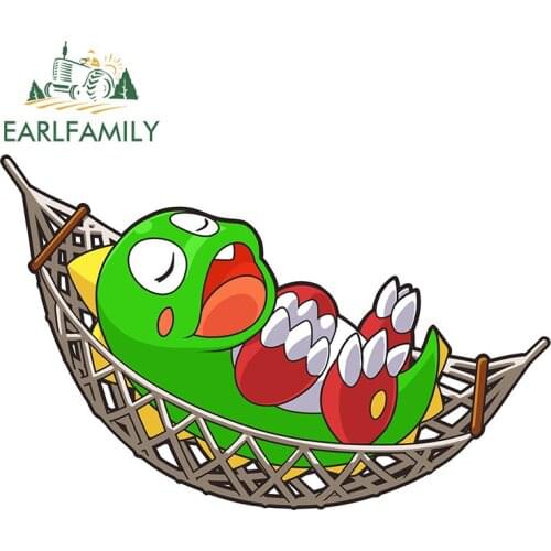 EARLFAMILY 13cm x 8.5cm for Bubble Bobble Fine SUV Car Stickers DIY Custom Printing Occlusion Scratch Creative Window Decal