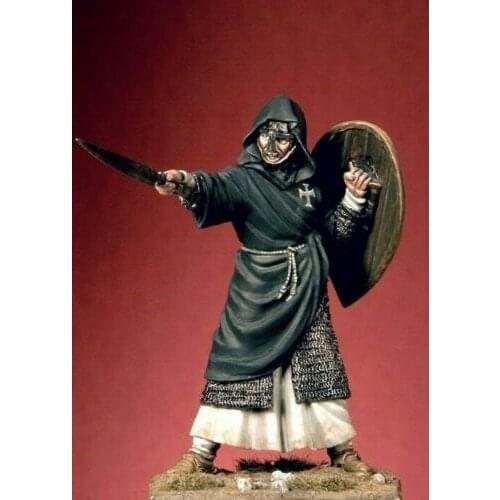 Resin Figure 1/32 54mm ancient man stand with sword Model Unassambled Unpainted Figure Building Kit