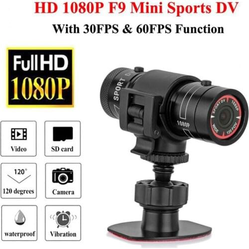 Motorcycle Bike Camera Full HD 1080P Mini Sports DV Camera Bike Motorcycle Helmet Action DVR Video Cam For Outdoor Sports