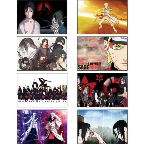 Japanese Anime Canvas Painting Naruto Naruto Sasuke Posters and Prints Print Mural Pictures Childrens Room Home Wall Decoration