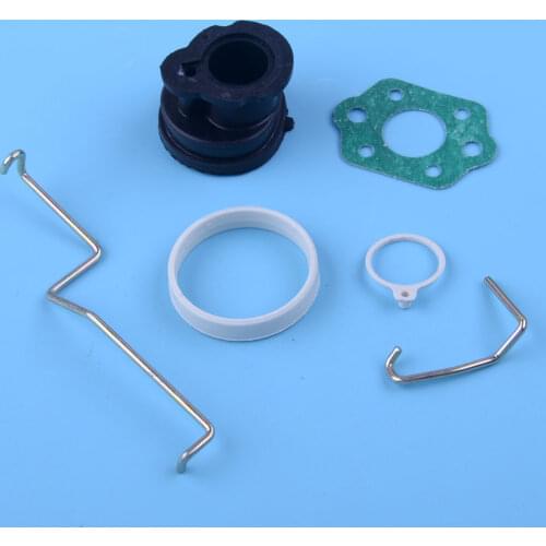 LEATOSK 6pcs/Set Throttle Lever & Choke Rod & Intake Manifold &Gasket 1130 185 2000 fit for STIHL MS180 MS180C MS170 017 018