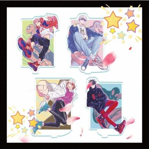 Hot Anime Jujutsu Kaisen Acrylic Stand Figure Model Plate Desktop Toy Itadori Yuji Kugisaki Nobara Fushiguro Megumi Gojo Satoru