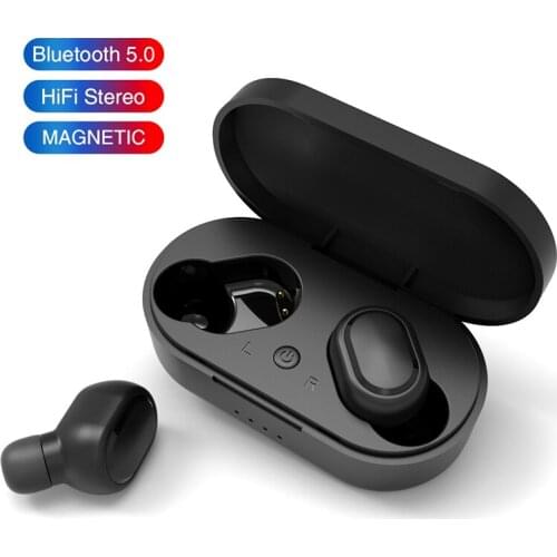 M1 TWS Wireless Earbuds V5.0 Bluetooth Earphone Headphones Deep Bass Stereo Sound Sport Earphone For Mi Iphone