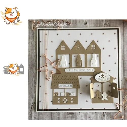 House Series Metal Cutting Dies Scrapbooking Stencil DIY Decorative Craft Embossing Die Cuts Card Making New Dies For 2019
