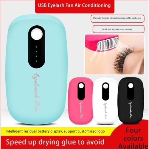 1PCs Mini Portable USB Eyelashes Fan Air Conditioning Blower Glue Grafted Eyelashes Dedicated Dryer Makeup Tools Accessories