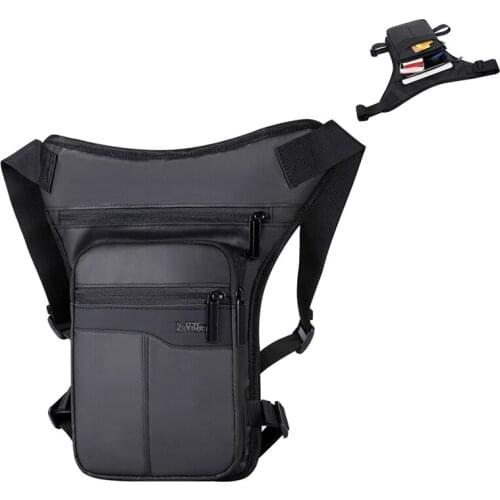 Mens Nylon Drop Leg Bag Teenager Outdoor Sports Running Cycling Waist Bag Belt Hip Bum Waist Fanny Pack K044