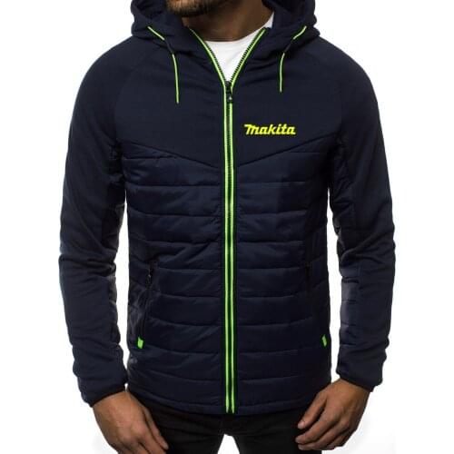 2021 Makita New Brand Spring and Autumn High Street Style Mens Hoodies Loose Men Hooded Mens Delicate Print Warm Hip Hop Tops