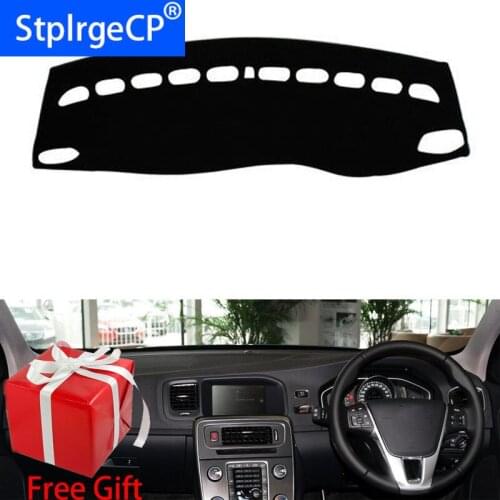 Car Dashboard Cover Mat for volvo S60 V60 2013 2014 2015-2017 Right Hand Drive Dashmat Pad Dash Mat Covers Dashboard Accessories