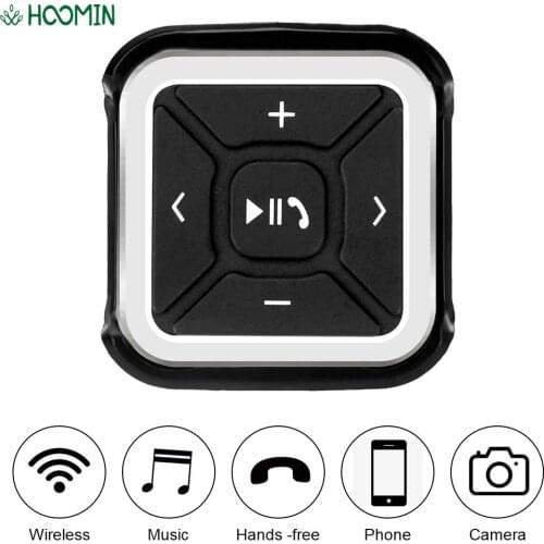 Wireless Bluetooth Steering Wheel Remote Control Smartphone Control for Media MP3 Music Play for Android IOS Car Styling
