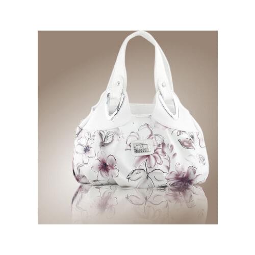 Luxury Handbag Women Printing PU Leather Handle Bag Fashion Lady Tote Big Capacity Shoulder Bag Shopping Purse Sac à main bolso