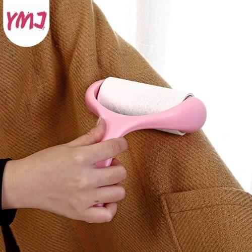 Lint Rollers Dust Cleaning Tool Bed Sofa Clothes With Handle Can Change Sticky Paper Manual Sticky Hair Dust Brush Remover