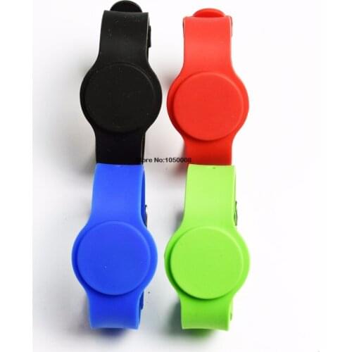 50pcs/Lot 125Khz ID EM4100 TK4100 RFID Smart Wristband Silicone Electronic Bracelets Wrist Band