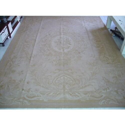 Free shipping 10'x14' Aubusson rugs Floral design for modern home decoration