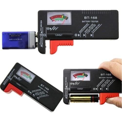Digital Battery Capacity Tester Smart Electronic Power Indicator Measure for 9V 1.5V AA AAA Cell C D Batteries