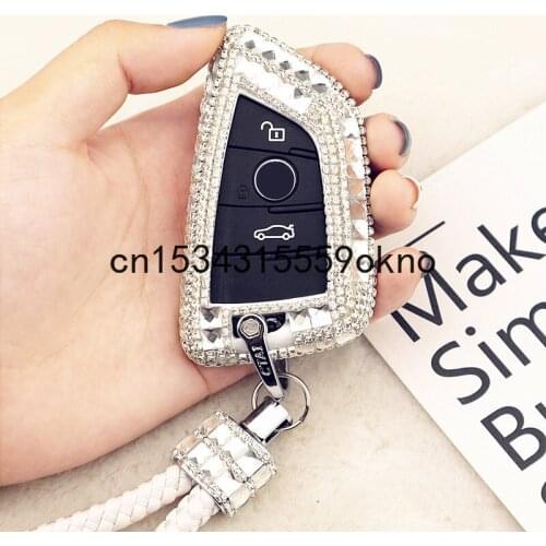 For BMW x1 x3 x5 x6 530li 1 7 5 Series Creative Diamond Key Case Cover Accessories For Girl