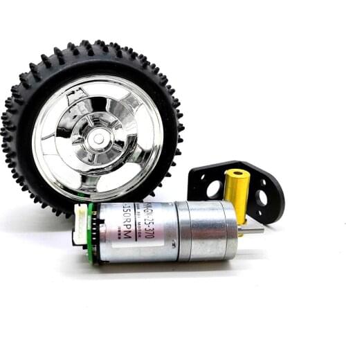 High Torque DC Motor+85mm Plastic wheel+Coupling+Motor bracket, ONE Set of Car Parts, For DIY smart Car, Robot, Free shipping