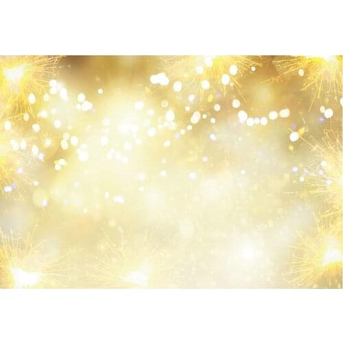 Golden Star Scenery Happy Birthday Backdrop Holiday Party Room Decor Photo Booth Studio Prop