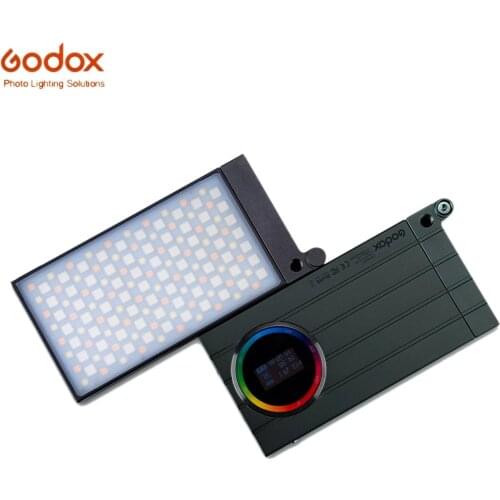 Godox M1 RGB LED Light 2500K-8500K Full Color Pocket LED Type-C Rechargeable Video Creative Light vs Aputure MC Boling P1