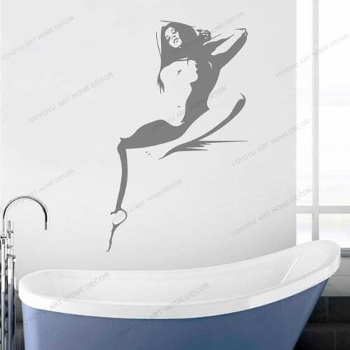 Naked Sexy Girl Women Vinyl Wall decal Hot Sexy Woman Adult Decor Stickers Art Decor Home Decor Wall Sticker CX1266