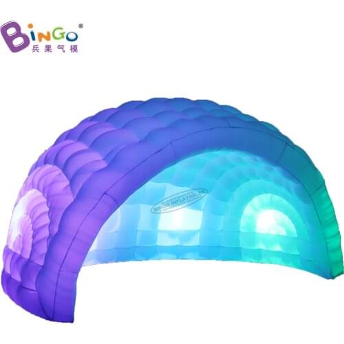Personalized 5.5x4x3.5 Meters Inflatable Dome Tent With Led Lighting For Event / Inflated Semicircle Igloo Tent - Toy Tent