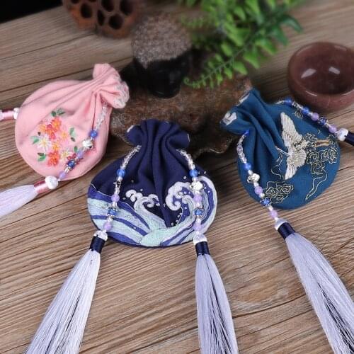 Chinese DIY Handmade Sachet Amulet Embroidery kit Cross Stitch Needlework Handmade Sewing Craft Wall Decor Car Pendant Gift
