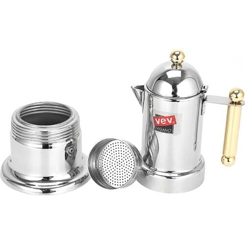 Hot Stainless Steel Coffee Pot Italian Moka Mocha Espresso Maker Latte Percolator Pot Coffee Extractor Percolator Drink Pots Too
