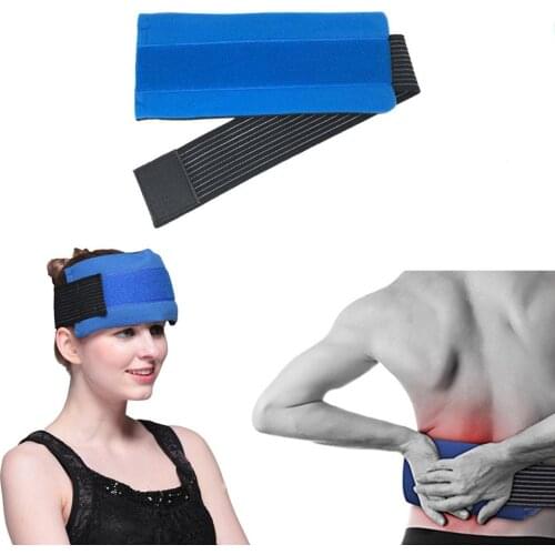 Reusable Ice Pack With Elasticated Wrap Hot Cold Compress Gel Packs For Sports Injuries Pain Relief Knee Wrist Ankle Shoulder