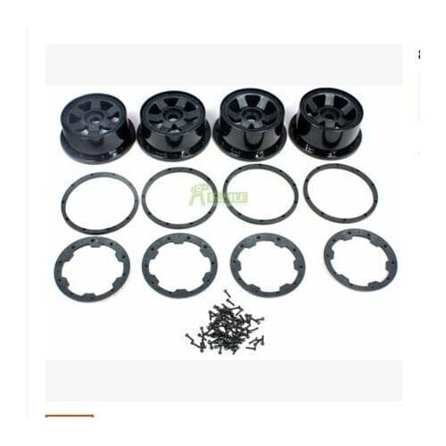 Wheel Hubs & Beadlocks Set Gen.2 Fit for 1/5 HPI ROVAN KM BAJA 5T