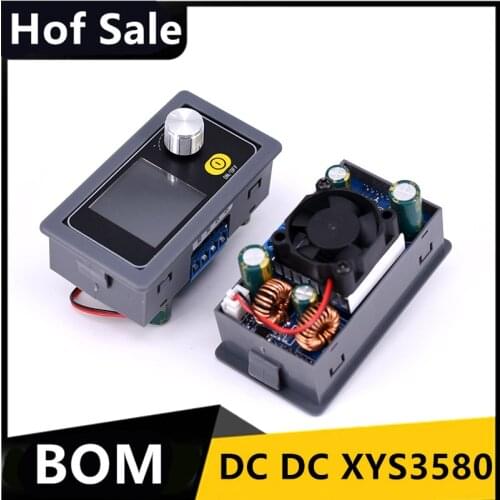 XYS3580 DC DC Buck Boost Converter CC CV 0.6-36V 5A Power Module Adjustable Regulated laboratory power supply variable