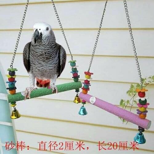 Parrot supplies toy bird Rotary ladder bird ladder Bite toy parrot Swing stand stand ladder