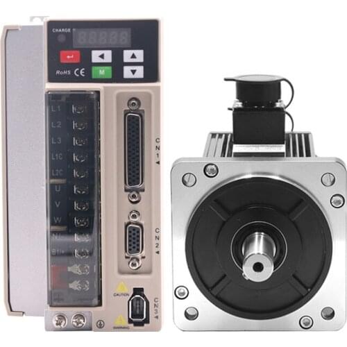 Ce Certificate 130mm AC Servo Motor 220V 3kw 15nm Electric Motor, Servo Motor and Driver, AC Motor for Glue Dispenser