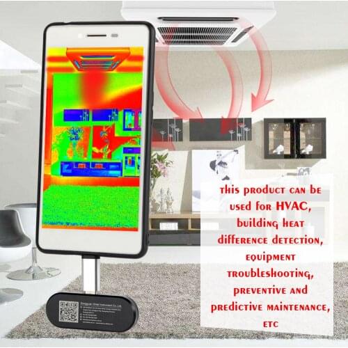 Mobile Phone Thermal Infrared Imager for Android with OTG Type C Support Video Thermal Imaging Pictures Temperature Detector