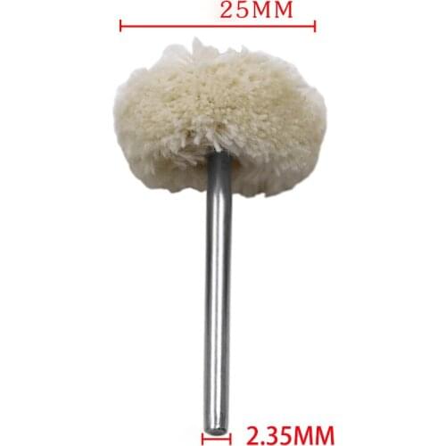 2.35mm Brushes for Drill Rotary Wool Polishing Dremel Accessories Grinding Buffing Wheel Grinder Head Drill Rotary Tool