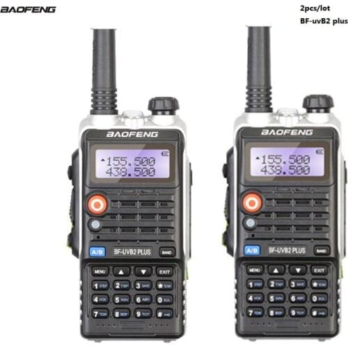 2pcs BaoFeng BF-UVB2 CB radio Walkie Talkie Walkie Ham radio Two Way radio communicador Baofeng UV-B2 plus Mobile communicator