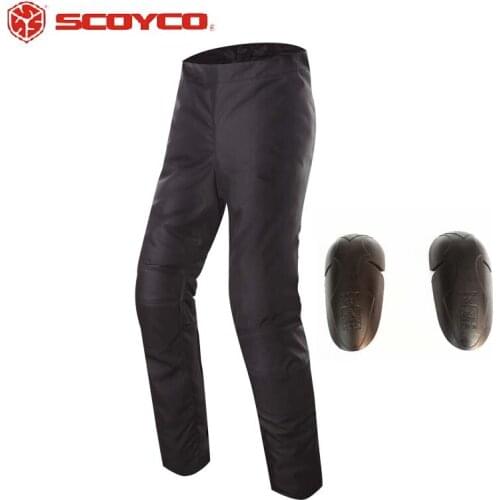 2019 thin warm SCOYCO motorcycle riding pants with CE knee ,Oxford cloth Moto Knight Trousers Reflective design M L XL XXL XXXL
