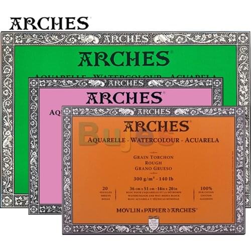 ARCHES Canson Watercolor Paper Cotton 300g Pro Artist Painting/Drawing Papers,Hot /Cold Press and Rough Series Paper