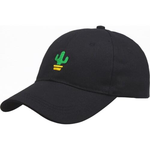 Men Women Caps Summer Simple cactus Embroidered Baseball Hat Unisex Caps Outdoor Sun Hats streetwear Men Cap gorra hombre