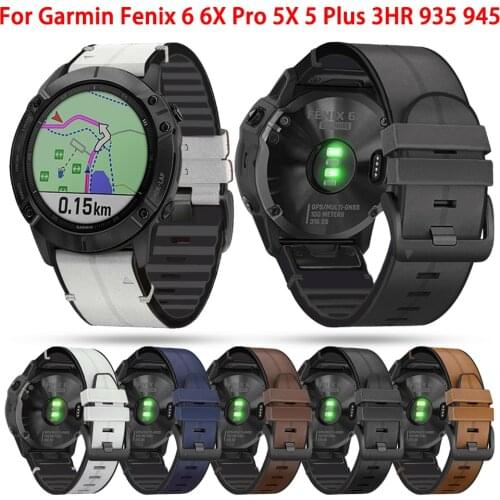 Hot 26 22 mm Watchband for Garmin Fenix 5X 5 Plus 3 3HR 6 6X Pro Watch Quick Release Silicone fit Wrist Band Smart sports Straps