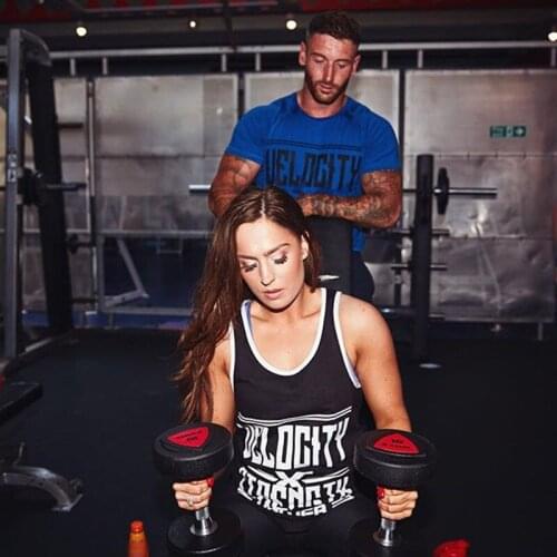 Muscle aesthetics 2019 sports tights mens T sleeves basketball training fitness running stretch collar thin short sleeves