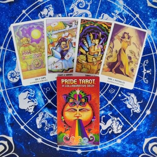 New Pride Tarot Cards And PDF Guidance Divination Deck Entertainment Parties Board Game Support Drop Shipping 78Pcs/Box