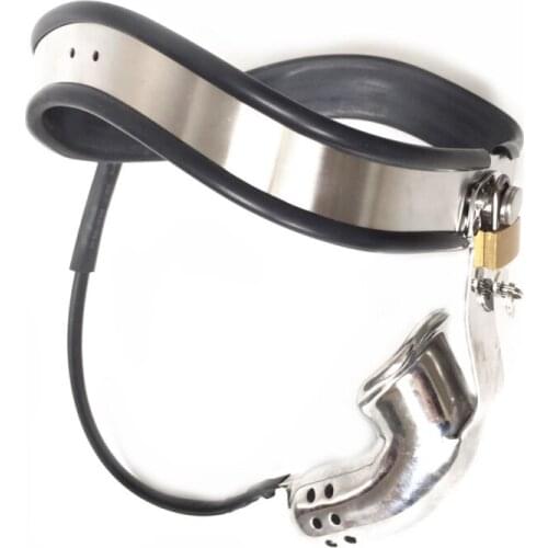 New CCB Mens Bondage Belt Chastity Underwear with Abstinence Device Single Steel Wire Penis Cage Supplies BDSM Toys