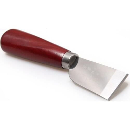 35mm Leather Craft Leather knife Stainless Steel Cutting Knife Craft Tool with Wooden Handle Leathercraft Cut Tool Knife