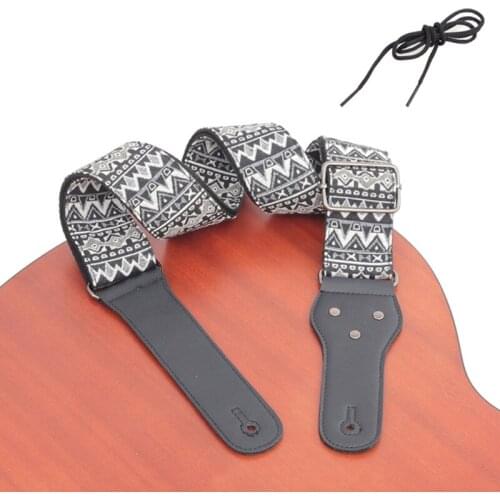 69HD Adjustable Belt Leather Ends for Classic Electric Guitar Bass Guitar Accessories