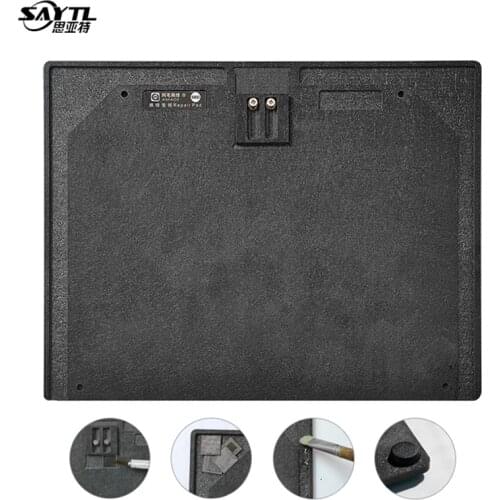 SAYTL Phone Repair Pad Mutifunction Synthetic Stone Soldering Repair Pad With Quick IC Chip Glue Remove Slot Repair Mat