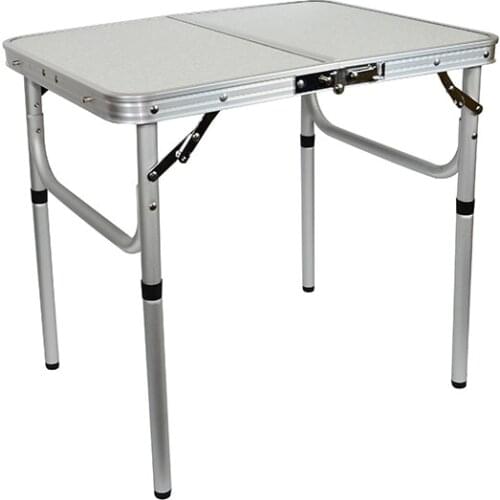 H Aluminum Folding Camping Table Laptop Bed Desk Adjustable Outdoor Tables BBQ Portable Lightweight Simple Rain-proof