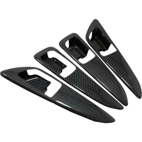 Car Styling 4PCS ABS Plastic Interior Car Door Handle Bowls Cover Trim for Mitsubishi Eclipse Cross 2018 2019