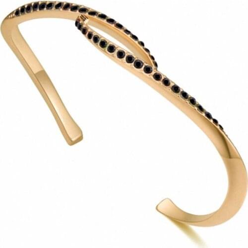 TRACYSWING Element Austrian Crystals jewelry Champagne gold Color Fashion bangle for women Brand new sale Vintage Th-130541